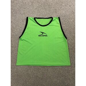 Score Mesh Training Bib Scrimmage Pinnie‎ Adult L Lime Green Excellent Athletic